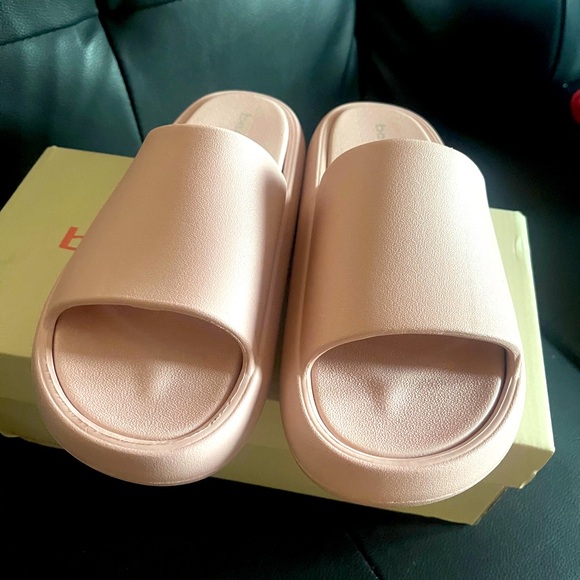 J/SLIDES Shoes - J/SLIDES Women’s Soft EVA Slip-On Pink Beach Slides Sandals Size 9